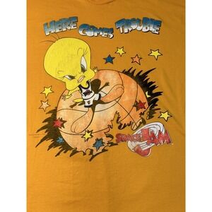 Space Jam Tunes Squad T Shirt By Freeze Mens 3XL Tweety Bird Single Stitch 90's